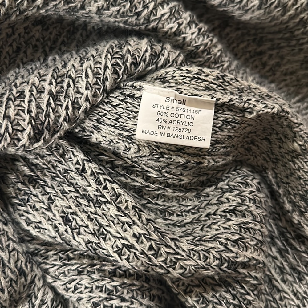 Quinn grey knit sweater - Picture 5 of 5